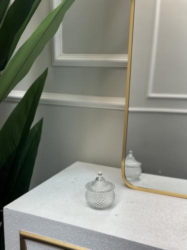 طقم سكريه كرستال قطعتين