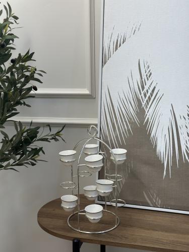 استاند فناجيل فضي