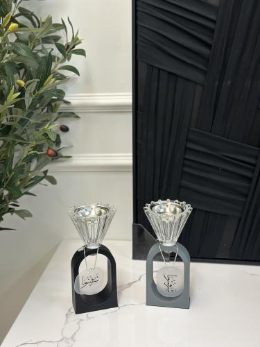 مبخرة كرستال بعبارة ترحيبيه