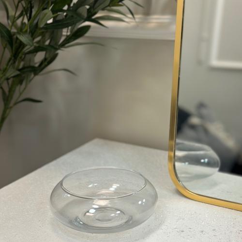 طقم قطعتين فازه زجاج