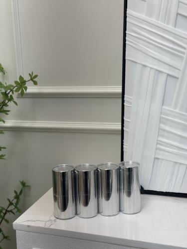 مناديل فضي 4قطع