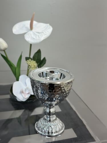 مبخرة استيل فضي