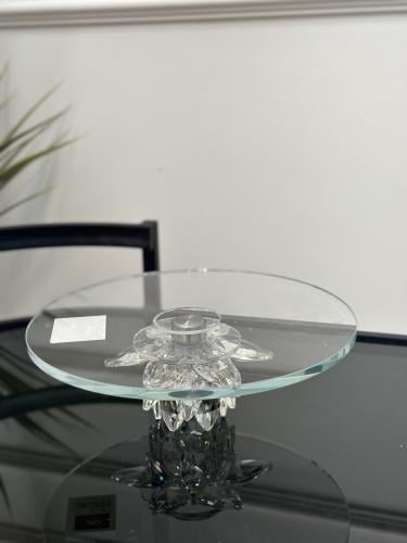 صحن كرستال دوار فاخر