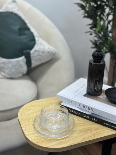 طقم صحن وزبديه زجاج