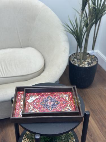 صواني تقديم نقشة سجاد