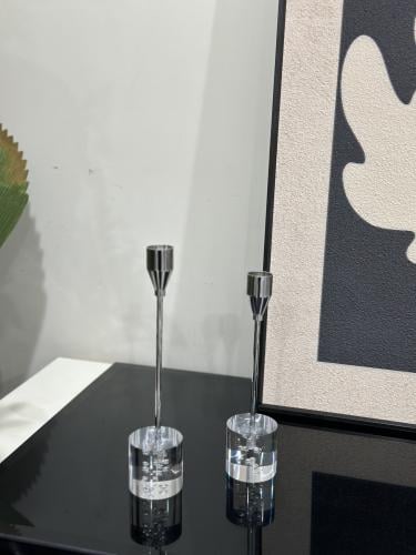 شمعدان بقاعدة كرستال