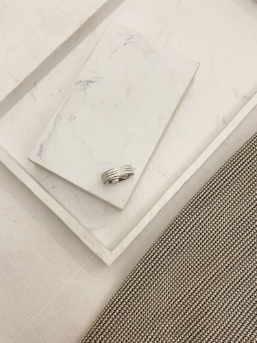 دبلة رجالي فضة عيار 925