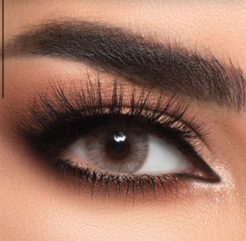 عدسات ملونة من لنس مي ( كاراميل )