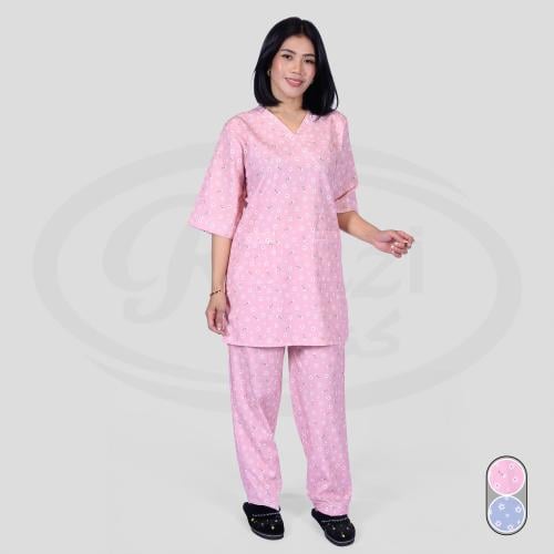 طقم عامله بزهور مميز