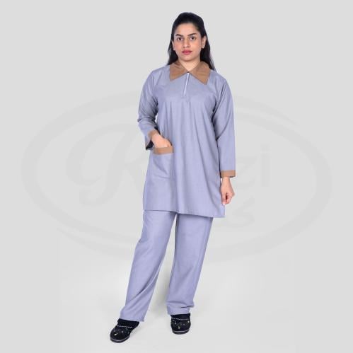 طقم عاملة بسحاب ملون