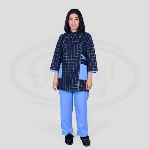 بدلة عاملات كاروهات مميز