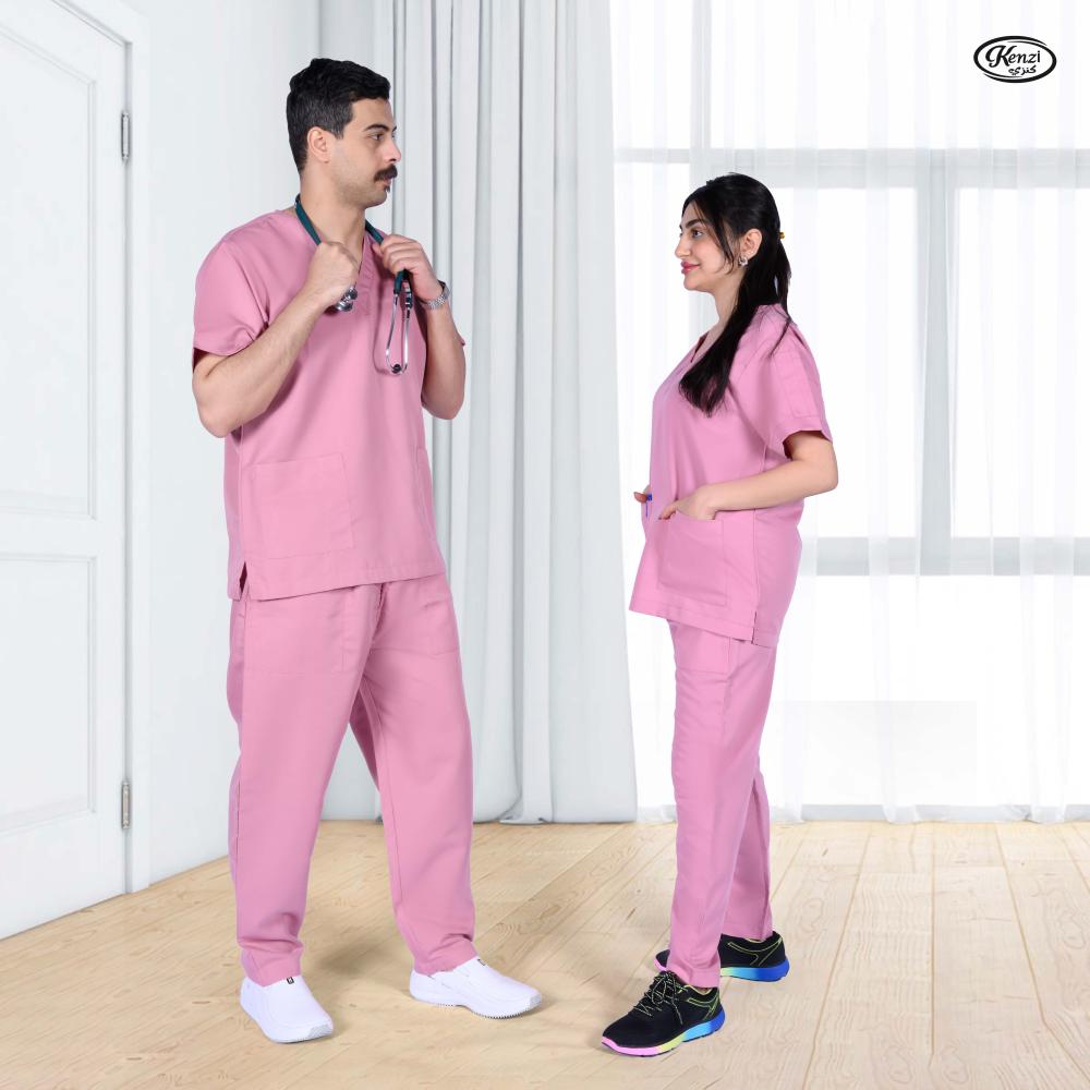 سكراب طبي للجنسين وردي 101 Kenzi