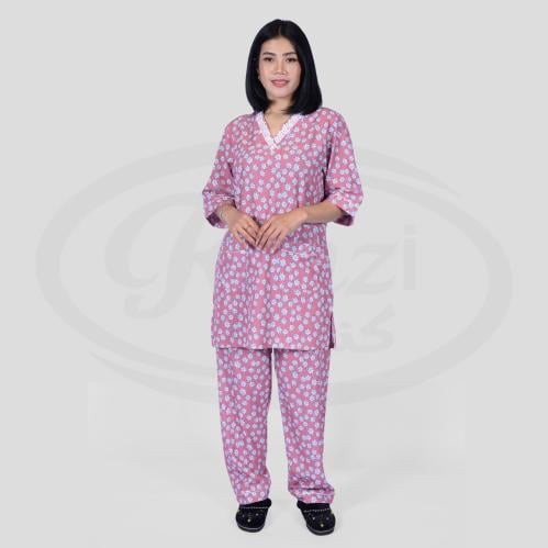 طقم عامله بزهور