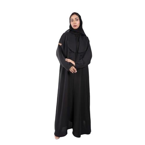 عباية بليزر مزين بحبات اللؤلؤ F