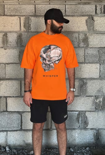 ORANGE T-SHIRT OVER SIZE