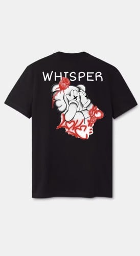 BLACK T-SHIRT OVER SIZE