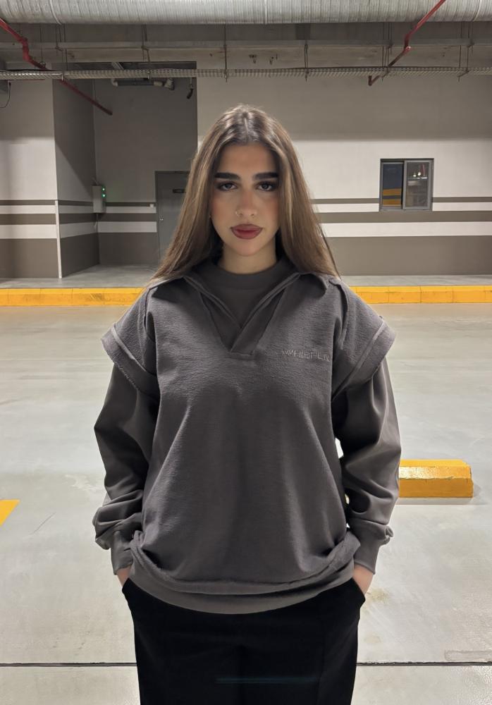 BLACK & GRAY SWEATER UNISEX