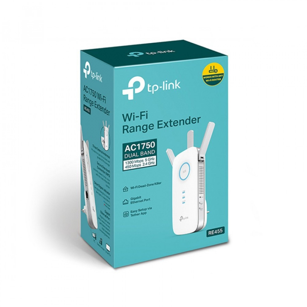 تي بي لينك موسع نطاق واي فاي AC1750 بقوة 450 ميجا فى الثانية RE450
