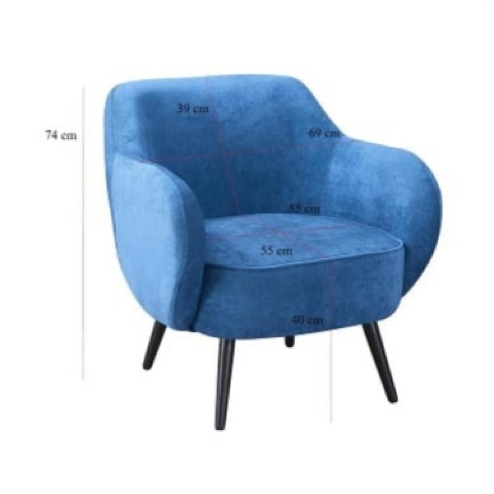 كرسي مفرد رمادي