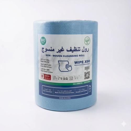 رول فوط مطبخ مايكرو فايبر - 500 شيت حجم أكبر