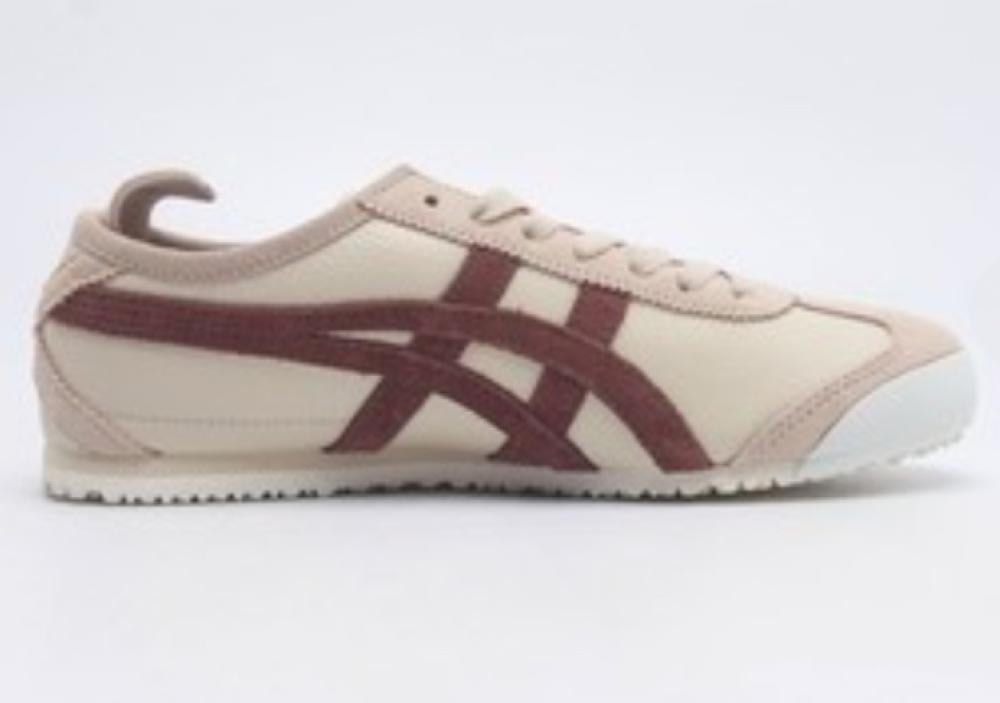 Onitsuka Tiger Mexico 66 'Beige Suede Brown سنيكرز تيتانيوم احدث