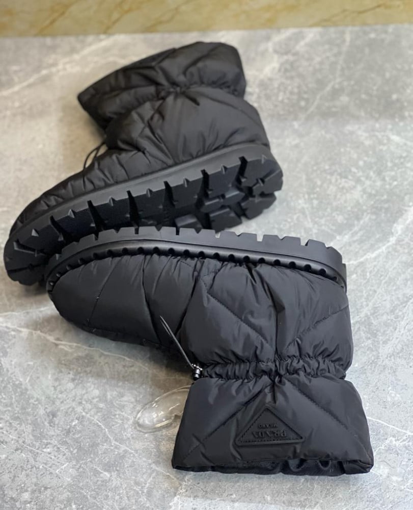 Prada Blow Nylon Snow Booties