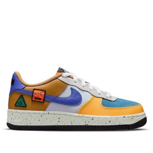 Nike Air Force 1 Starfish Gold White Blue