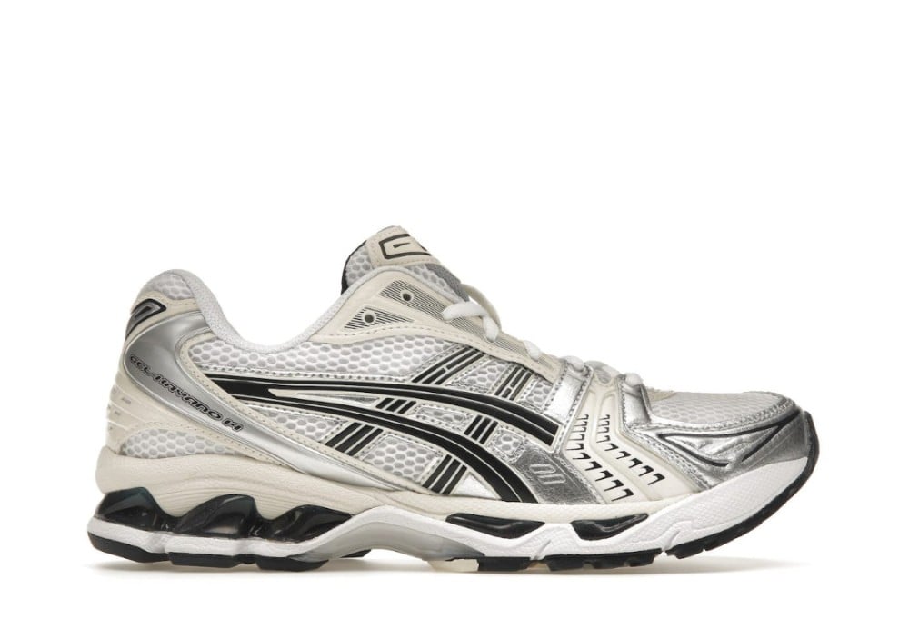 ASICS Gel Kayano 14 White Midnight Titanium Sneakers