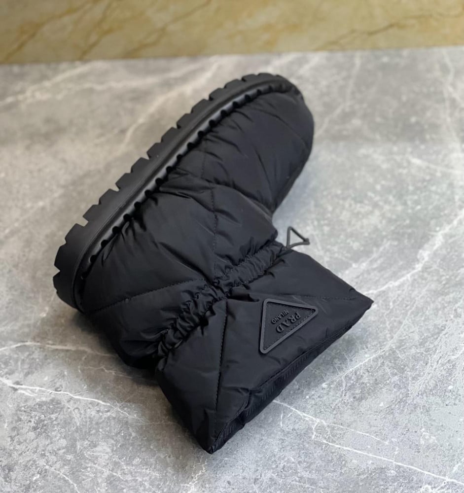 Prada Blow Nylon Snow Booties