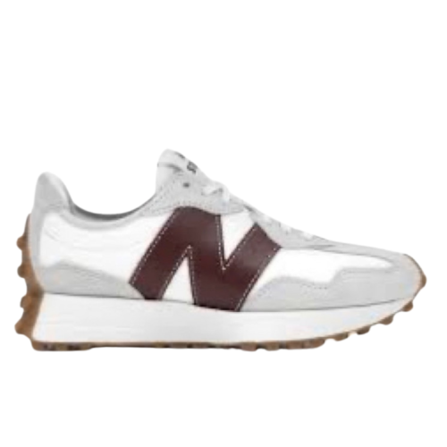 New blanace 327 White Dark Red