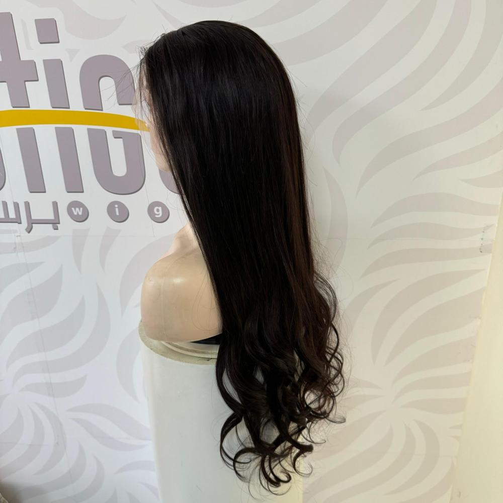 باروكة شعر طبيعي 30 انش كثافة عالية