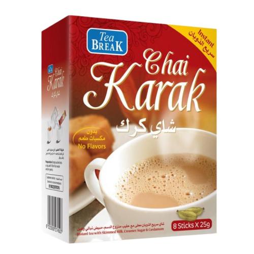 شاي كرك مصري سريع الذوبان محلى مع الحليب