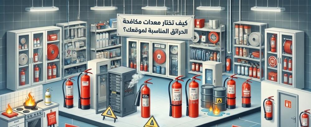 كيف تختار معدات مكافحة الحرائق المناسبة لمنشأتك؟ دليل شامل لحماية الأرواح والممتلكات