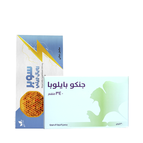 بكج الصلابه والانتصاب سوبر رويال جيلي + جنكو بيلوب...
