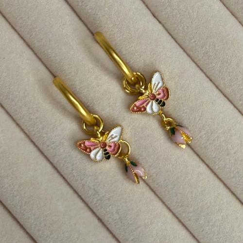 Butterfly Tulip Earrings