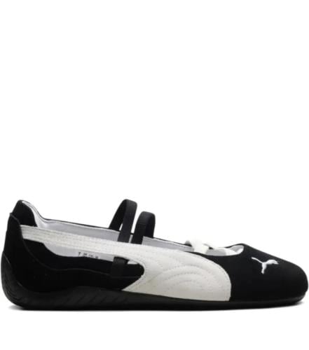PUMA Speedcat Ballet Black White ballet flats