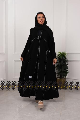 عباية الريم شيك أبيض