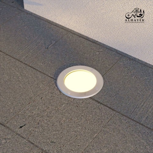 كشاف دفن أرضي دائري استانلس ستيل