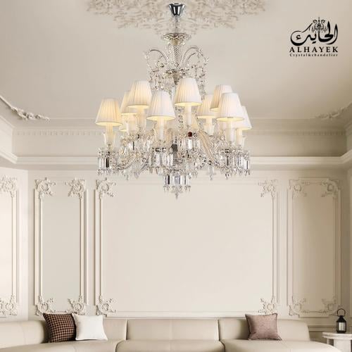 ثريا بكارات لون فضي 15 لمبات