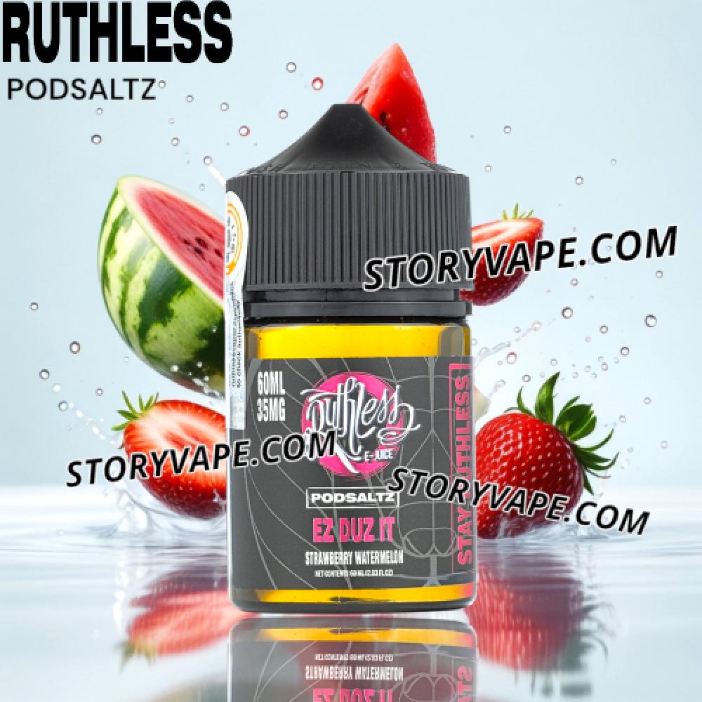 Ruthless Vapor - Ez Duz It Pod Saltz 60ML - Store Vape KSA - Cigar , Disposable , Kits , Best Online Vape Riyadh Ruthless Vapor - Ez Duz It Pod Saltz 60ML - Store Vape KSA - Cigar , Disposable , Kits , Best Online Vape Riyadh