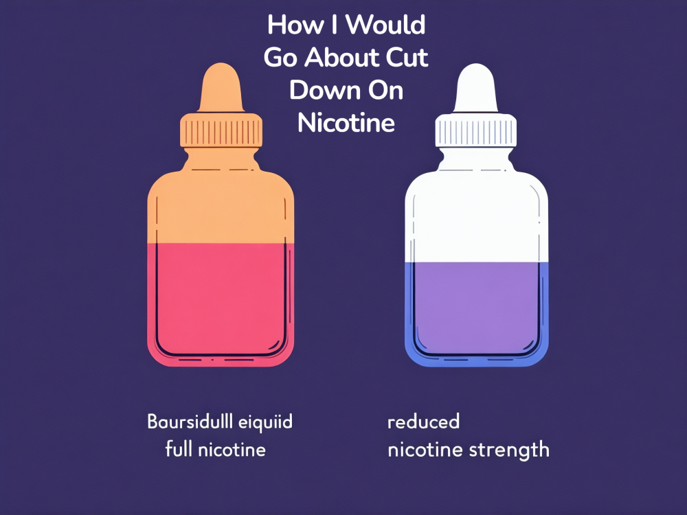 أفضل طريقة للتقليل من النيكوتين العالي لنكهات الفيب والسحبات الجاهزة