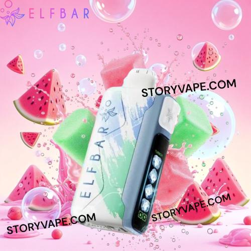 elf bar vape watermelon Watermelon Nana Ice Elf Bar BC5000 Disposable Vape Kit main image 0
