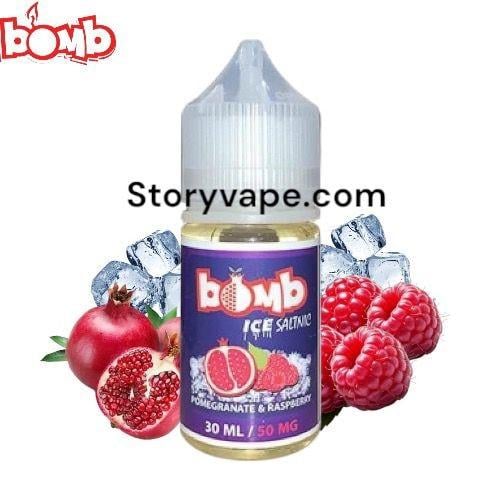 BOMB Pomegranate RASPBERRY ICE SALT - Store Vape KSA - Cigar , Disposable ,  Kits , Best Online Vape Riyadh