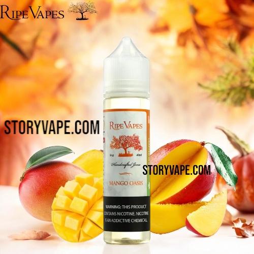 RIPE VAPES - MANGO OASIS 60ML   - Store Vape KSA - Cigar ,  Disposable , Kits , Best Online Vape Riyadh