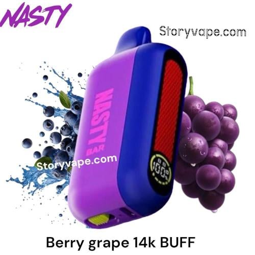 NASTY BAR Disposable BERRY GRAPE 14K PUFF -   - Store Vape KSA -  Cigar , Disposable , Kits , Best Online Vape Riyadh