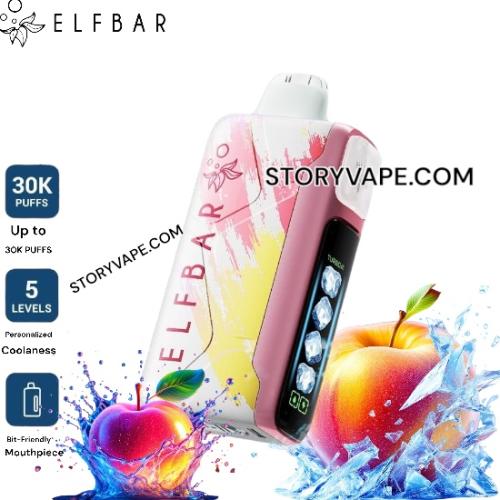 ELF BAR ICE KING PEACH ICE 30K PUFF - Store Vape KSA - Cigar