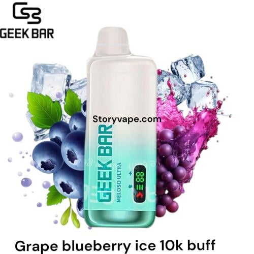 GRAPE BLUEBERRY ICE 10K PUFF - GEEK BAR MELOSO ULTRA - Store Vape KSA - Cigar , Disposable , Kits , Best Online Vape Riyadh GRAPE BLUEBERRY ICE 10K PUFF - GEEK BAR MELOSO ULTRA - Store Vape KSA - Cigar , Disposable , Kits , Best Online Vape Riyadh
