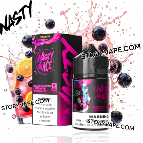 Wicked Haze Blackcurrant Lemonade 60ML - Nasty Juice - Store Vape KSA -  Cigar , Disposable , Kits , Best Online Vape Riyadh
