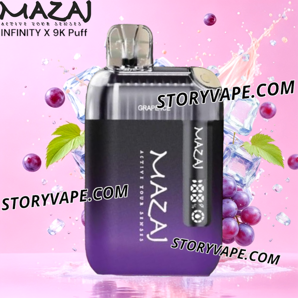 mazaj vape price Infinity X Grape Ice 9K Puff - By Mazaj Disposable Flavour:Taro Scoop 3% icy UWELL Caliburn Pod Review