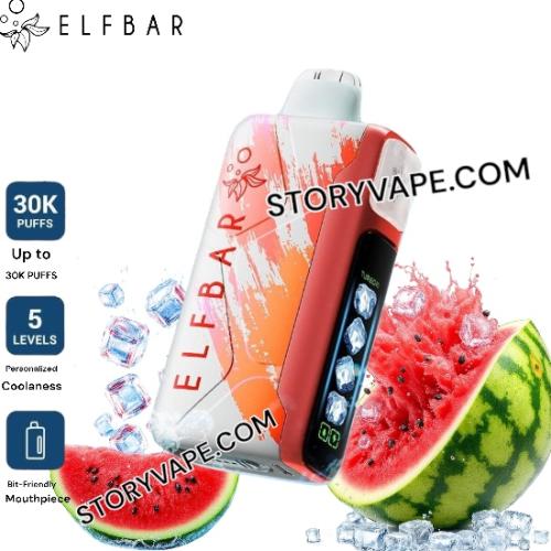 ELF BAR ICE KING WATERMELON ICE 30K PUFF - Store Vape KSA